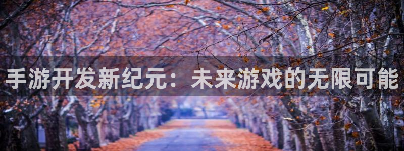 摩根娱乐网址大全：手游开发新纪元：未来游戏的无限可能