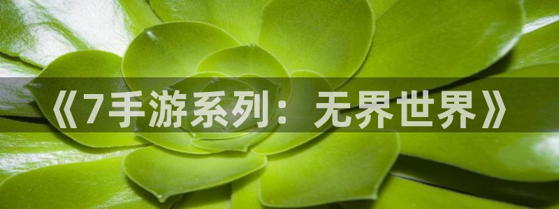 摩根娱乐网址是什么：《7手游系列：无界世界》